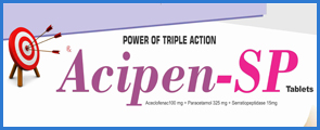 acipen tablet, aceclofenac tablet, paracetamol tablet